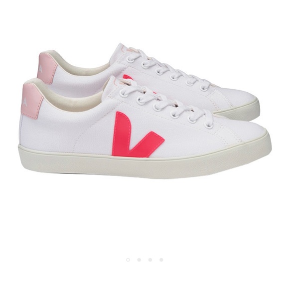 VEJA Esplar Canvas Sneakers | Fluorescent pink US6 - Picture 1 of 8
